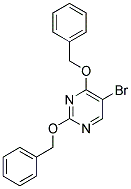 5-BROMO-2,4-DI(BENZYLOXY)PYRIMIDINE Struktur