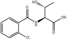 2-(2-CHLORO-BENZOYLAMINO)-3-HYDROXY-BUTYRIC ACID Struktur