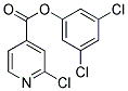 3,5-DICHLOROPHENYL 2-CHLOROISONICOTINATE Struktur