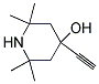 4-(1-ETHYNYL)-2,2,6,6-TETRAMETHYL-4-PIPERIDINOL Struktur