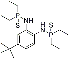 N-(4-(TERT-BUTYL)-2-[(DIETHYLPHOSPHOROTHIOYL)AMINO]PHENYL)DIETHYLPHOSPHINOTHIOIC AMIDE Struktur