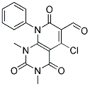 5-CHLORO-1,3-DIMETHYL-2,4,7-TRIOXO-8-PHENYL-1,2,3,4,7,8-HEXAHYDROPYRIDO[2,3-D]PYRIMIDINE-6-CARBOXALDEHYDE Struktur