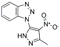 1-(3-METHYL-4-NITRO-1H-PYRAZOL-5-YL)-1H-1,2,3-BENZOTRIAZOLE Struktur