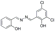 2,4-DICHLORO-6-[2-(2-HYDROXYBENZYLIDENE)CARBOHYDRAZONOYL]PHENOL Struktur