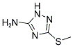 3-(METHYLTHIO)-1H-1,2,4-TRIAZOL-5-AMINE Struktur