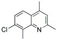 7-CHLORO-2,4,8-TRIMETHYLQUINOLINE Struktur