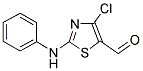 4-CHLORO-2-PHENYLAMINO-THIAZOLE-5-CARBALDEHYDE Struktur