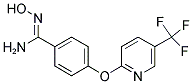 (HYDROXYIMINO)(4-(5-(TRIFLUOROMETHYL)(2-PYRIDYLOXY))PHENYL)METHYLAMINE Struktur