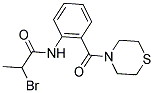 N1-[2-(1,4-THIAZINAN-4-YLCARBONYL)PHENYL]-2-BROMOPROPANAMIDE Struktur