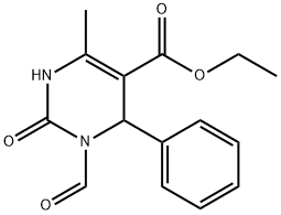 ETHYL 3-FORMYL-6-METHYL-2-OXO-4-PHENYL-1,2,3,4-TETRAHYDRO-5-PYRIMIDINECARBOXYLATE Struktur