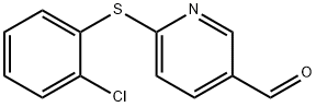 6-[(2-CHLOROPHENYL)SULFANYL]NICOTINALDEHYDE Struktur