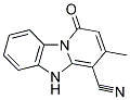 3-METHYL-1-OXO-1,5-DIHYDRO-BENZO[4,5]IMIDAZO[1,2-A]PYRIDINE-4-CARBONITRILE Struktur