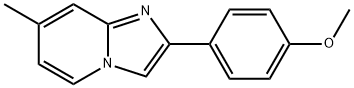 2-(4-METHOXY-PHENYL)-7-METHYL-IMIDAZO[1,2-A]PYRIDINE Struktur