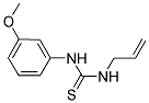 N-ALLYL-N'-(3-METHOXYPHENYL)THIOUREA Struktur