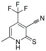 6-METHYL-2-THIOXO-4-(TRIFLUOROMETHYL)-1,2-DIHYDRO-3-PYRIDINECARBONITRILE Struktur