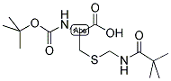 BOC-L-CYS(TACM)-OH Struktur