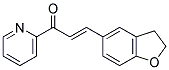 3-(2,3-DIHYDROBENZO[B]FURAN-5-YL)-1-(2-PYRIDYL)PROP-2-EN-1-ONE Struktur