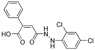 4-[2-(2,4-DICHLOROPHENYL)HYDRAZINO]-4-OXO-2-PHENYL-2-BUTENOIC ACID Struktur