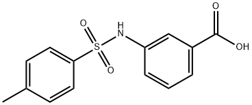 3-(((4-METHYLPHENYL)SULFONYL)AMINO)BENZOIC ACID Struktur