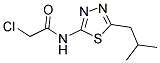 2-CHLORO-N-(5-ISOBUTYL-[1,3,4]THIADIAZOL-2-YL)-ACETAMIDE Struktur