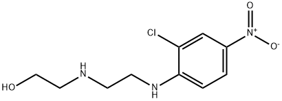 2-((2-[(2-CHLORO-4-NITROPHENYL)AMINO]ETHYL)AMINO)ETHANOL Struktur