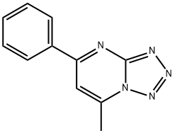 7-METHYL-5-PHENYL[1,2,3,4]TETRAAZOLO[1,5-A]PYRIMIDINE Struktur