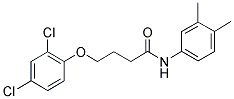 4-(2,4-DICHLOROPHENOXY)-N-(3,4-DIMETHYLPHENYL)BUTANAMIDE Struktur