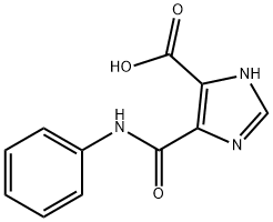 4-(苯基氨基甲?；?-1H-咪唑-5-羧酸, 313537-96-1, 結(jié)構(gòu)式