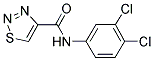 N-(3,4-DICHLOROPHENYL)-1,2,3-THIADIAZOLE-4-CARBOXAMIDE Struktur