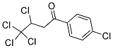 3,4,4,4-TETRACHLORO-1-(4-CHLOROPHENYL)BUTAN-1-ONE Struktur