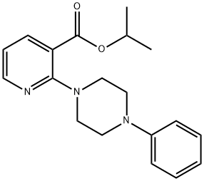 ISOPROPYL 2-(4-PHENYLPIPERAZINO)NICOTINATE Struktur