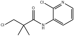 3-CHLORO-N-(2-CHLORO-3-PYRIDINYL)-2,2-DIMETHYLPROPANAMIDE Struktur