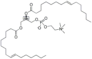 1,2-DI9-TRANS-HEXA-DECENOYL-SN-GLYCERO-3-PHOSPHOCHOLINE Struktur