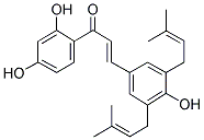 3,5-DIPRENYLISOLIQUIRITIGENIN Struktur