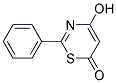 4-HYDROXY-2-PHENYL-6H-1,3-THIAZIN-6-ONE Struktur