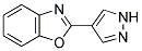 2-(1H-PYRAZOL-4-YL)-1,3-BENZOXAZOLE Struktur