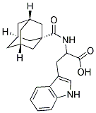 2-[(ADAMANTANE-1-CARBONYL)-AMINO]-3-(1H-INDOL-3-YL)-PROPIONIC ACID Struktur