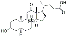 9(11), (5-BETA)-CHOLENIC ACID-3-ALPHA-OL-12-ONE Struktur