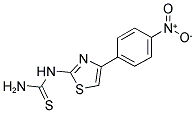 AMINO((4-(4-NITROPHENYL)(2,5-THIAZOLYL))AMINO)METHANE-1-THIONE Struktur