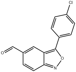 3-(4-CHLOROPHENYL)-2,1-BENZISOXAZOLE-5-CARBALDEHYDE Struktur