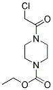 4-(2-CHLORO-ACETYL)-PIPERAZINE-1-CARBOXYLIC ACID ETHYL ESTER Struktur