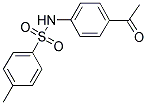 N-(4-ACETYL-PHENYL)-4-METHYL-BENZENESULFONAMIDE Struktur