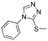 3-(METHYLSULFANYL)-4-PHENYL-4H-1,2,4-TRIAZOLE Struktur