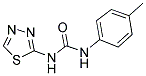 N-(4-METHYLPHENYL)-N'-1,3,4-THIADIAZOL-2-YLUREA Struktur