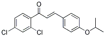 1-(2,4-DICHLOROPHENYL)-3-(4-ISOPROPOXYPHENYL)PROP-2-EN-1-ONE Struktur