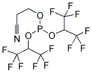 2-CYANOETHYL-BIS(1,1,1,3,3,3-HEXAFLUORO-2-PROPYL)PHOSPHITE Struktur