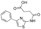 N-(4-PHENYL-THIAZOL-2-YL)-SUCCINAMIC ACID Struktur