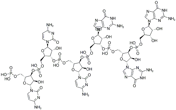 CCCGGG, 5'-PHOSPHORYLATED Struktur