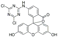 6-(4,6-DICHLOROTRIAZINYL)AMINOFLUORESCEIN Struktur