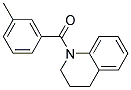 3,4-DIHYDRO-1(2H)-QUINOLINYL(3-METHYLPHENYL)METHANONE Struktur